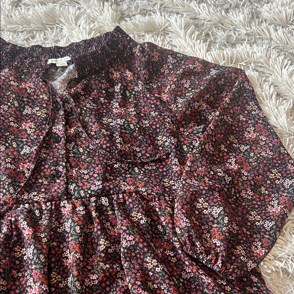 American Eagle Outfitters Dark Floral dress - Picture 6 of 8